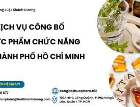 Dịch vụ công bố thực phẩm chức năng tại Tp.HCM