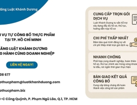 Dịch vụ tự công bố thực phẩm tại Tp.HCM