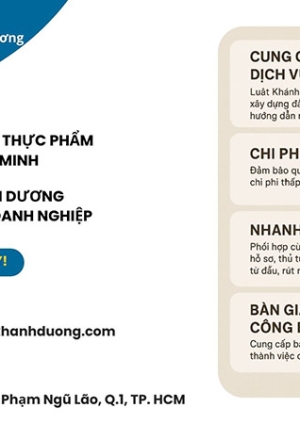 Dịch vụ tự công bố thực phẩm tại Tp.HCM