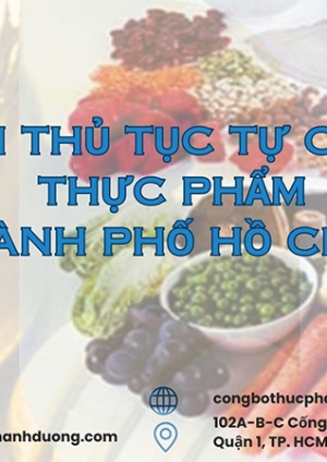 Tư vấn thủ tục tự công bố thực phẩm tại Tp.HCM